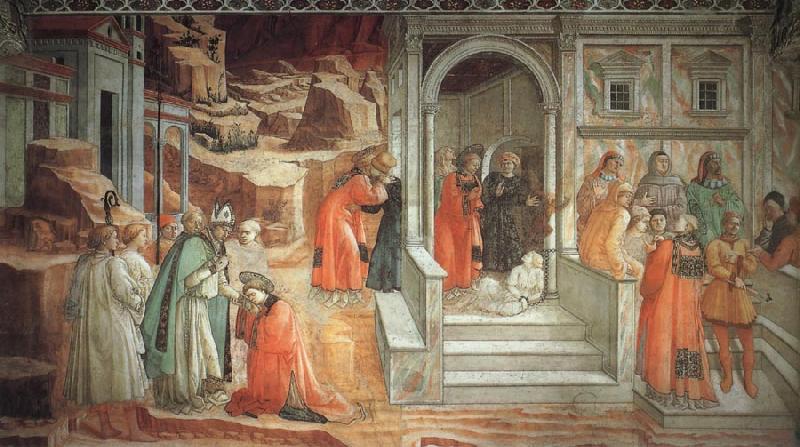 Fra Filippo Lippi The Mission of St Stephen Germany oil painting art